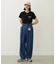 TUCK DENIM PANTS