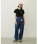TUCK DENIM PANTS