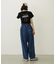 TUCK DENIM PANTS