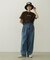 TUCK DENIM PANTS