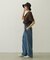 TUCK DENIM PANTS