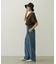 TUCK DENIM PANTS