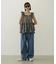 TUCK DENIM PANTS