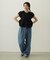 TUCK DENIM PANTS
