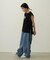 TUCK DENIM PANTS