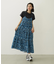 FLORAL ALL OVER PATTERN DRESS