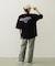 MILKFED. PLAID LOGO WIDE S/S TEE