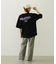MILKFED. PLAID LOGO WIDE S/S TEE