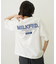 MILKFED. PLAID LOGO WIDE S/S TEE