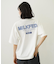 MILKFED. PLAID LOGO WIDE S/S TEE