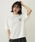MILKFED. PLAID LOGO WIDE S/S TEE