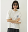 MILKFED. PLAID LOGO WIDE S/S TEE