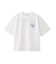 MILKFED. PLAID LOGO WIDE S/S TEE