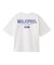 MILKFED. PLAID LOGO WIDE S/S TEE