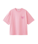 MILKFED. PLAID LOGO WIDE S/S TEE