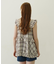 PLAID TIERED TOP