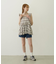 PLAID TIERED TOP
