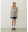 PLAID TIERED TOP