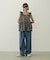 PLAID TIERED TOP