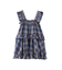 PLAID TIERED TOP