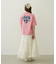 PLAID HEART WIDE S/S TEE