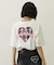 PLAID HEART WIDE S/S TEE