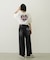 PLAID HEART WIDE S/S TEE