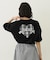 PLAID HEART WIDE S/S TEE