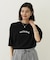 PLAID HEART WIDE S/S TEE