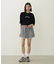 PLAID HEART WIDE S/S TEE