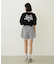 PLAID HEART WIDE S/S TEE