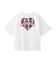 PLAID HEART WIDE S/S TEE