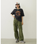 MILITARY WIDE LEG PANTS