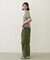 MILITARY WIDE LEG PANTS