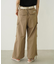 MILITARY WIDE LEG PANTS