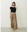 MILITARY WIDE LEG PANTS