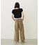 MILITARY WIDE LEG PANTS