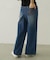 COOPER HEART WIDE DENIM PANTS