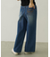 COOPER HEART WIDE DENIM PANTS