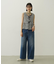 COOPER HEART WIDE DENIM PANTS
