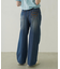 COOPER HEART WIDE DENIM PANTS