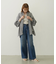 COOPER HEART WIDE DENIM PANTS