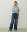 COOPER HEART WIDE DENIM PANTS