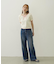 COOPER HEART WIDE DENIM PANTS