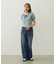 COOPER HEART WIDE DENIM PANTS