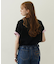 COLORED SLEEVE EDGE S/S TOP