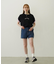 COLORED SLEEVE EDGE S/S TOP