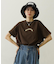 COLORED SLEEVE EDGE S/S TOP