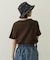 COLORED SLEEVE EDGE S/S TOP