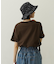 COLORED SLEEVE EDGE S/S TOP